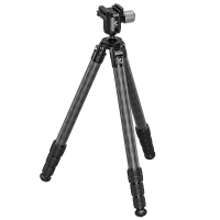 Leofoto SA-X SA-324CX Tripod w/Rosette, 3/8" Mounting Stud & MG-40X Lever-Release Rapid Lock Ball Head SA-324CX-MG-40X-ARCA