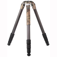 Leofoto LN-404C Systematic Massive Bowl Compatible Carbon Fiber Camo Tripod w/100mm Bowl & Bag LN-404C-CAMO