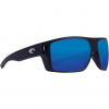 Costa Matte Black Sunglasses w/Blue Mirror 580G Lenses