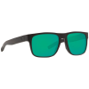 Costa Blackout Frame Sunglasses w/Green Mirror 580G Lenses