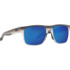 Costa Ocearch Matte Fog Gray Sunglasses w/Blue Mirror 580G Lenses
