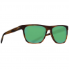 Costa Shiny Tortoise Frame Sunglasses w/Green Mirror 580G Lenses