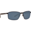 Costa Matte Black Frame Sunglasses w/Gray 580P Lenses