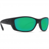 Costa Blackout Frame Sunglasses w/Green Mirror 580P Lenses