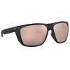Costa Ferg Matte Black Sunglasses w/Copper Silver Mirror Lenses
