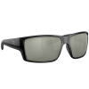 Costa Pro Matte Black Sunglasses w/Gray Silver Mirror 580G Lenses
