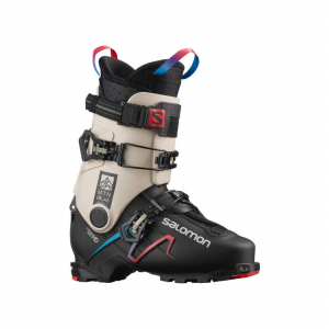 Salomon S/LAB MTN Ski Boots - Men's - Black / Rainy Day / Red - 26.5