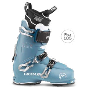 Roxa R3 105 W TI I.R. Tongue Ski Boots - Women's - Petrol / Petrol / Petrol-White - 24.5