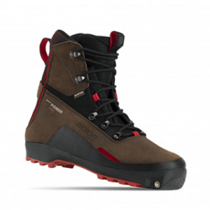Alpina Pioneer Pro XP Ski Boots - Unisex - Brown / Black / Red - 47.0