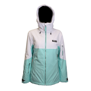Turbine Wander Insulated Jacket - Women's - Bright White / Robin's Egg - Extra Small