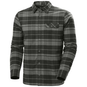 Helly Hansen Lifaloft Air Insulated Flannel Shirt Jacket - Men's - Concrete Plaid - Small