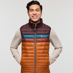 Cotopaxi Fuego Down Vest - Men's - Coffee and Sienna - Large