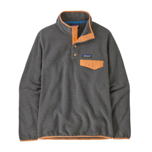 Patagonia Lightweight Synchilla Snap-T Pullover - Women's - Nickel w/ Vivid Apricot - Medium