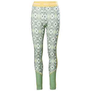 Helly Hansen Lifa Merino Midweight Graphic Pant - Women's - Jade 2.0 Star Pixel - Extra Small