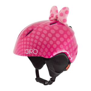 Giro Launch Plus Helmet - Youth - Pink Bow Polka Dots - Extra Small