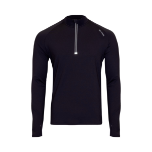 Hot Chillys Micro-Elite Chamois Zone Zip-T Top - Men's - Black / Black - Small