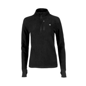 Hot Chillys La Montana Zip-T Top - Women's - Black / Black - Large