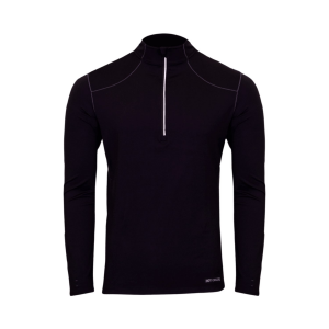 Hot Chillys Clima-Tek Zip-T Top - Men's - Black - Small