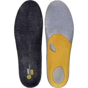 Sidas North America 3Feet Merino High Footbeds - Grey / Yellow - Extra Small