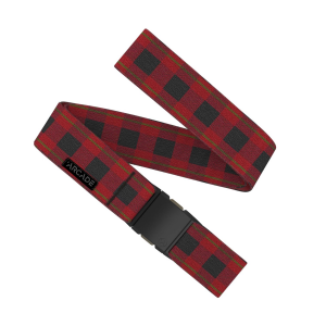 Arcade Plaid Belt - Black / Burnt - One Size Fits Most