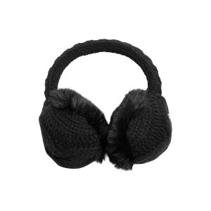Turtle Fur Ear Muffin - Black - One Size Fits Most