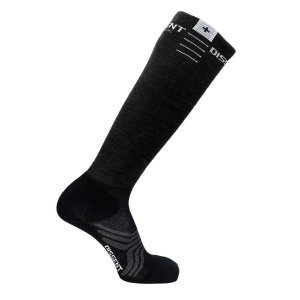 Dissent IQ Comfort Targeted Cushion Socks - Unisex - Midnight Black - Medium