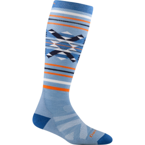 Darn Tough Snowscape Over-the-Calf Lightweight with Cushion Socks - Women's - Bluebird - Large