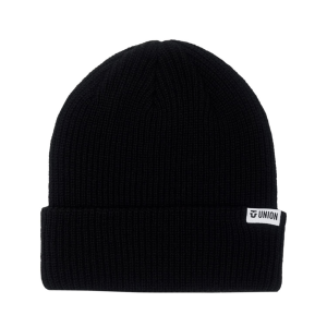 Union Low Cuff Beanie - Black - One Size Fits Most