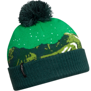 Turtle Fur Pano Beanie - Youth - Dark Green - Kids Ages 3-6 One Size Fits Most