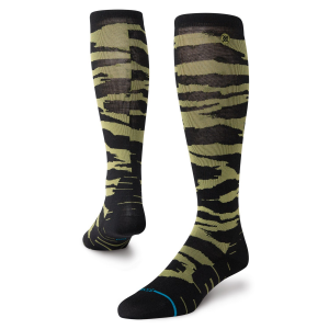Stance Creeky Meadow Ultralight Wool Snow Socks - Unisex - Black - Large