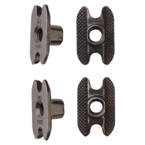 Burton M6 Channel Inserts - 4 Pack (Max Four Sets) - Black