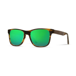 Camp Eyewear - Trail - HD Plus Polarized Green Flash Tortoise / Walnut