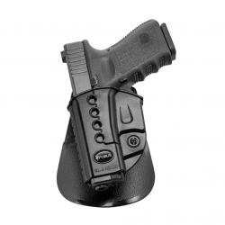 FOBUS Left Hand Evolution Paddle Holster Fits Glock 17,19,22,23,31,32,34,35,Walther PK 380 (GL2E2LH)