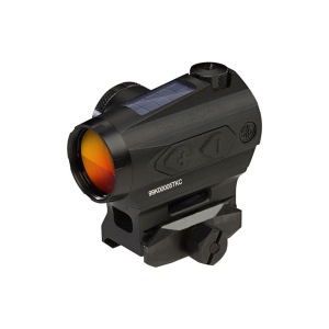 SIG SAUER Romeo4T 1x20mm Ballistic Circle Dot Black Tactical Solar Red Dot Sight (SOR43031)