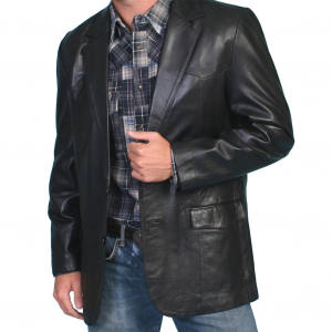SCULLY Men's Lambskin Leather Blazer (501)
