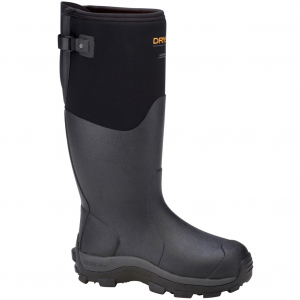 DRYSHOD Men's Haymaker Gusset Black/Orange Boots (HAYG-MH-BK)