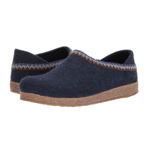 HAFLINGER Women's GZH Zig Zag Arch Support Closed Heel Clogs - Haflinger