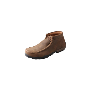 TWISTED X Mens Driving Distressed Saddle Moccasins (MDMW001) - Twisted X