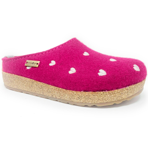 HAFLINGER Women's GZ Cuoricini Arch Support Wool Clogs - Haflinger