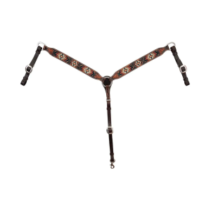 CIRCLE Y Southwest Beaded Breast Collar (X4116-600V) - Circle Y