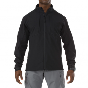 5.11 TACTICAL Men's Sierra Softshell Black Jacket (78005-019)