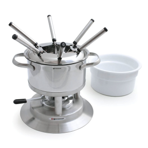 SWISSMAR Arosa 11 Pc Stainless Steel Fondue Set (F66417)