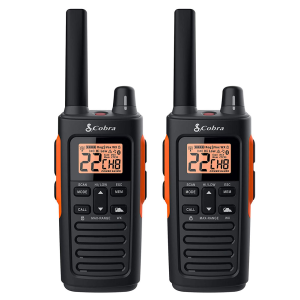 COBRA RX680 Rugged Waterproof Walkie Talkies, Pair (RX680)