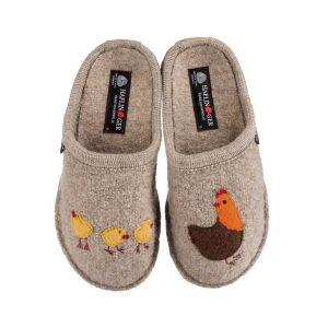 HAFLINGER Women's Gallina Arch Support Wool Slippers (313073) - Haflinger
