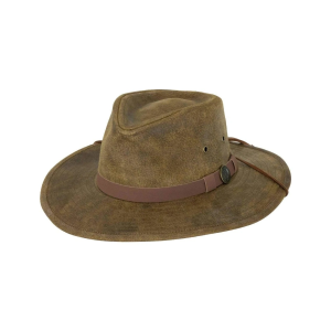 OUTBACK TRADING Leather Kodiak Brown Hat (1356-BRN) - Outback Trading