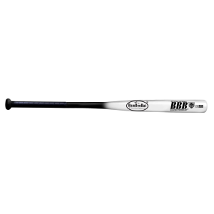 BAMBOOBAT Adult Black Handle/White Barrel 34in Softball Bat (HBBW34S)