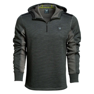 VORTEX Men's Frontier Limits 1/4 Zip Black Hoodie (220-17-BLK) - Vortex