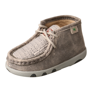Twisted X TWISTED X Infant Chukka Driving Moc Grey/Light Grey Moccasins (ICA0012) - $45.99 at gritroutdoors.com