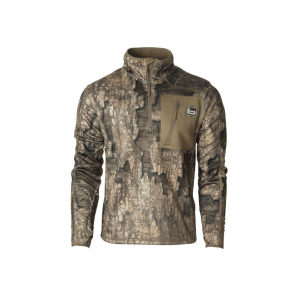 BANDED Mid Layer 1/4 Zip Timber Fleece Pullover (B1010031-TM)