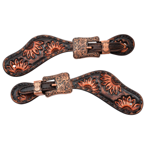 CIRCLE Y Sunflower Vintage Spur Straps (X0710-1001) - Circle Y